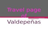 Travel page of valdepeñas