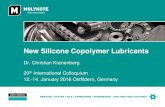 New Silicone Copolymer Lubricants - the alternative to PFPE lubrication