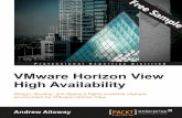 VMware Horizon View High Availability - Sample Chapter