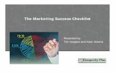 The Marketing Program Checklist