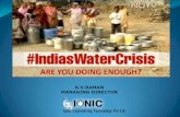 INDIAS  WATER CRISIS
