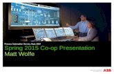 Spring 2015 Co-op Presentation MW