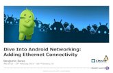 ABS 2013: Dive into Android Networking - Adding Ethernet Connectivity