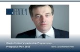 Ciaran Fenton Leadership Programmes Current Prospectus 2016 FINAL + 3