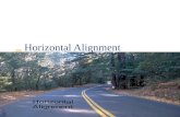 Horizontal alignment of Roads