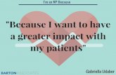 I'm an NP Because of Patient Care