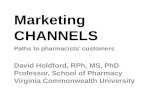 Marketing channels in pharmacy practice