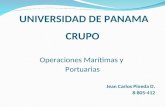 operaciones maritimas y portuarias por Jean Pineda