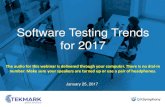 Software Testing Trends for 2017