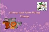 Learning story living things and non living things