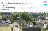 Why is Luxembourg an Attractive Country for Investors