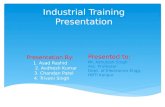 Industrial training presentation North Central Railways, Kanpur