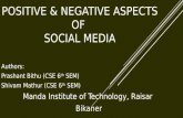 Positive and negative aspects of Social Media