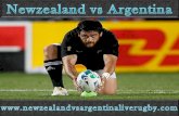 Watch Newzealand vs Argentina Live Coverage Here