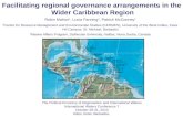 Facilitating regional governance arrangements in the  Wider Caribbean Region