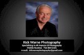 Rick Warne Photography Corporate Power Point Presentation