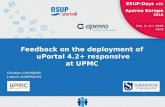 Deploying responsive uPortal 4.2 at UPMC - Sorbonne Universités