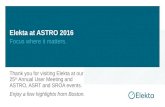 What happened at ASTRO 2016