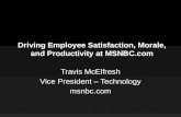Driving Employee Satisfaction, Morale, and Productivity FINAL
