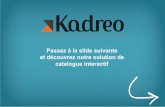 Kadreo - Catalogue interactif - PDF to flipbook