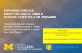 Expanding Horizons: Innovative Uses of Video in Practice-based Teacher Education
