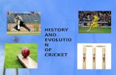 History and evolution of cricket in india