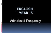 Yr 5 unit 13 adverbs of frequency