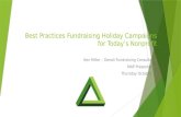2016 Best Practices Holiday Fundraising Campaigns