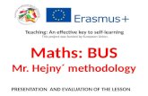 31 BUS - Preparation and evaluation of the math lesson