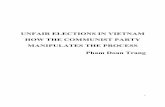 Unfair Elections in Vietnam (updated April 18, 2016)