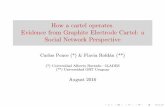 How a cartel operates. Evidence from Graphite Electrode Cartel from A Social Network Perspective