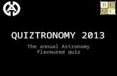 Quiztronomy 13 elims answers
