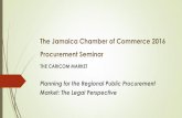 Planning for the Regional Public Procurement Market: The Legal Perspective - Melanie Ffrench