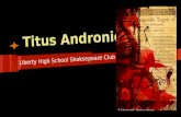 Titus andronicus  shakespeare club 2015