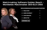 Matchmaker CRM Golden Beach - Worldwide Matchmaker 305-615-1900
