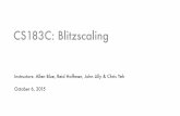 CS183C Blitzscaling - October 6