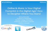 Online & More: Is Your Digital Footprint in the Digital Age?