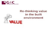 Re-thinking Value in the built Environment - A G4C event