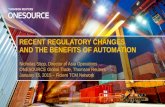 Recent Chinese Customs Regulatory Changes and Benefits of Automation