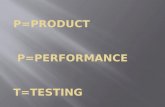 PRODUCT PERFORMANCE TESTING