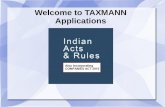 Information About TAXMANN Applications