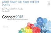 What's new in ibm notes and ibm domino v1
