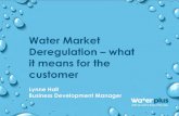 Water Market Deregulation