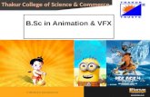 B.sc in animation @ Thakur college Mumbai