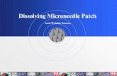 Dissolving microneedle and patch
