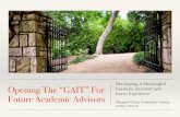 Opening the “GAIT” For Future Academic Advisors: Developing a Meaningful Graduate Assistant and Intern Experience
