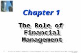 ch.1 The role of finance management