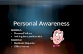 Personal awareness v2