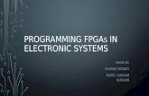 Programming FPGA in electronic systems