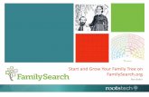 Start and Grow Your Family Tree on FamilySearch.org - Presentation